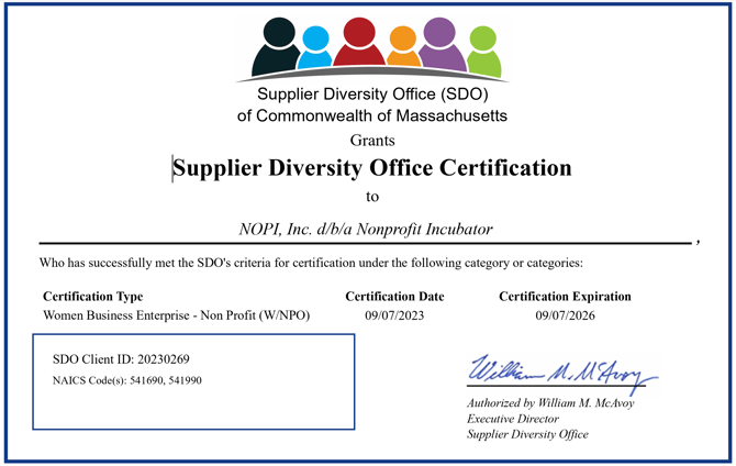 SDO Certificate 2023 - 2026